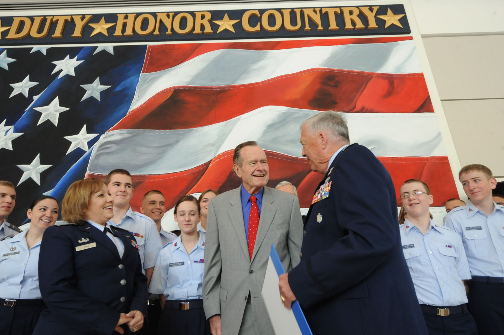 George H.W. Bush through the years